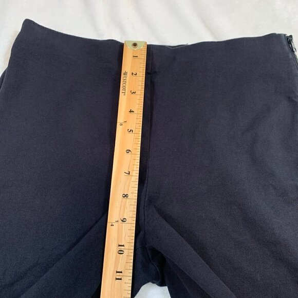 Everlane elastic waist side zipper black ankle casual stretch career dress pants - Picture 11 of 12